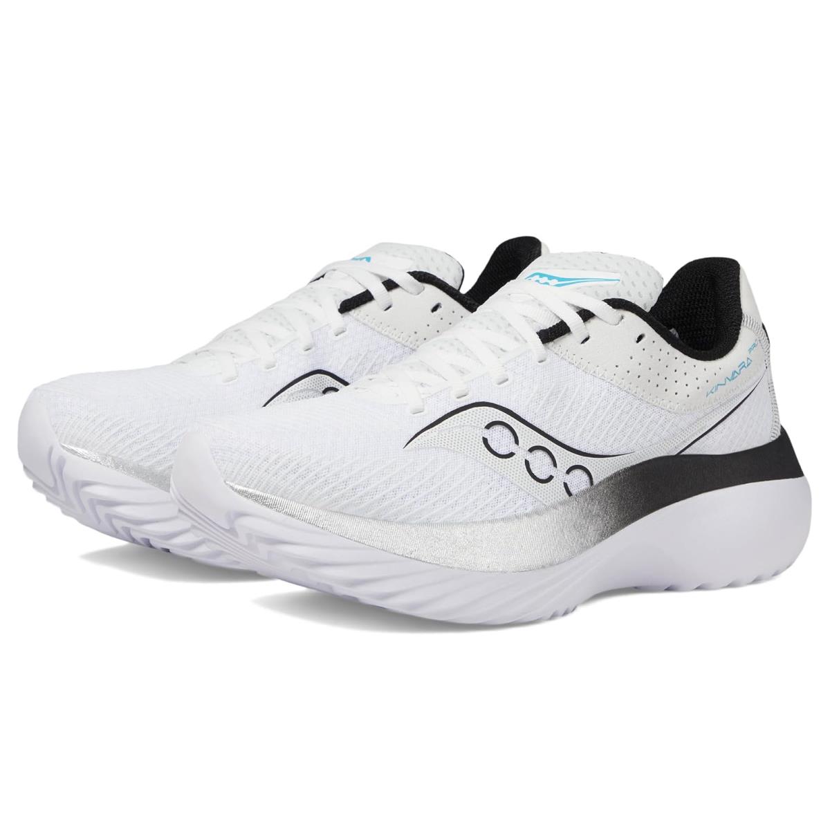 Man`s Sneakers Athletic Shoes Saucony Kinvara Pro White/Black