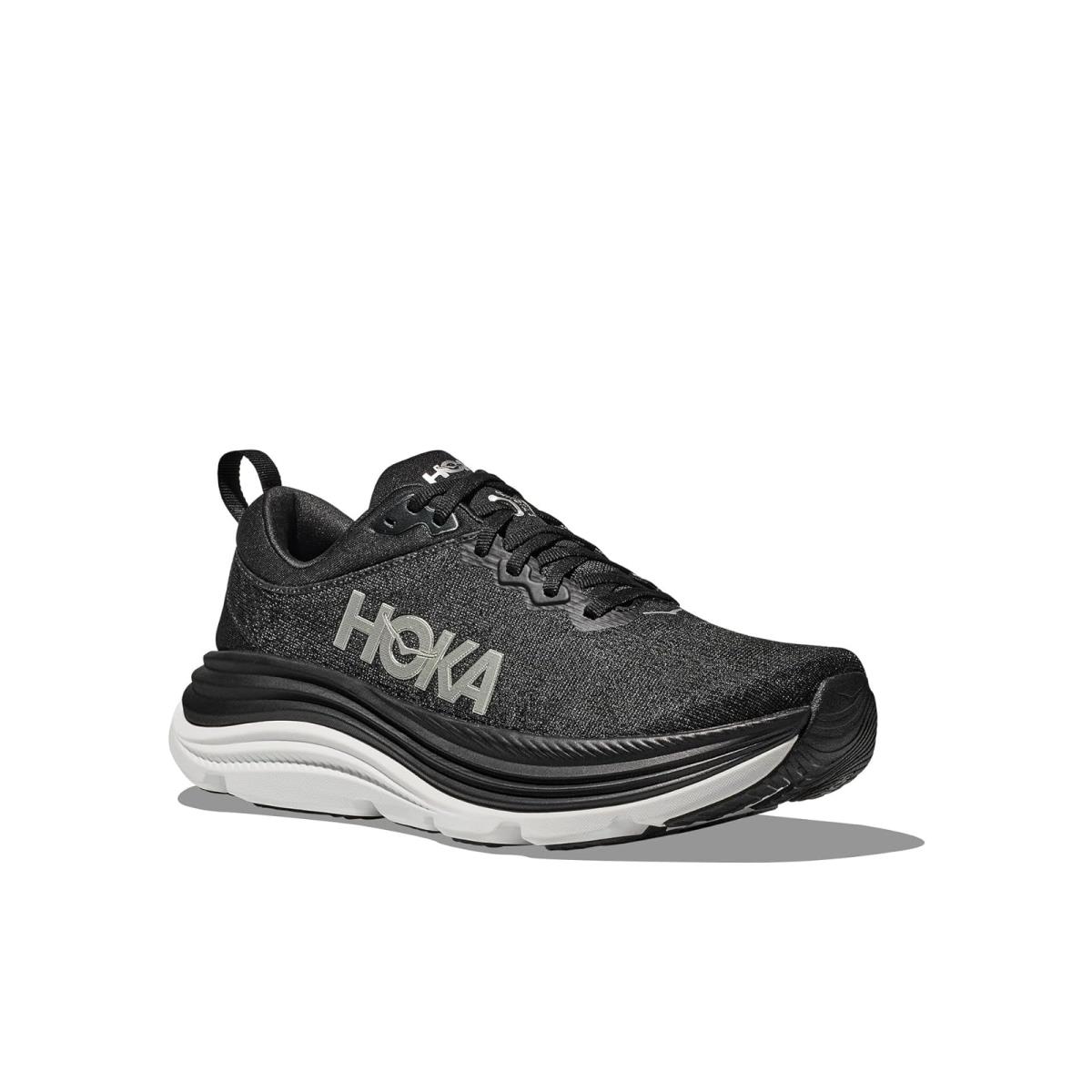 Woman`s Sneakers Athletic Shoes Hoka Gaviota 5 Black/White