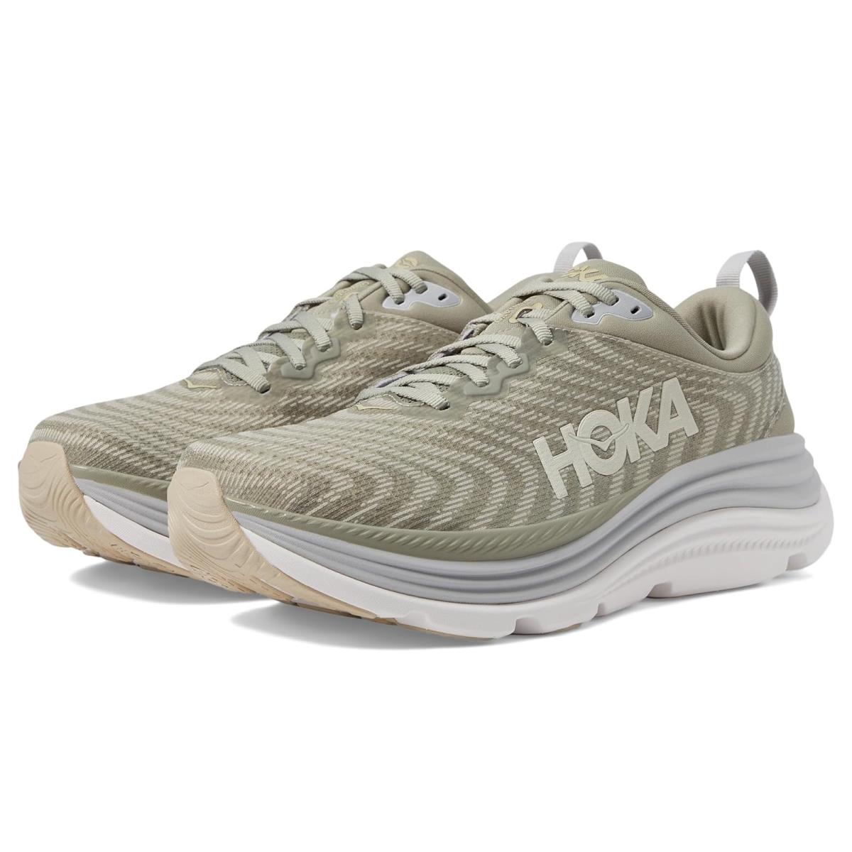 Man`s Sneakers Athletic Shoes Hoka Gaviota 5 Barley/Oat Milk