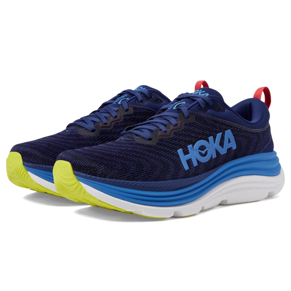 Man`s Sneakers Athletic Shoes Hoka Gaviota 5 Bellwether Blue/Evening Sky