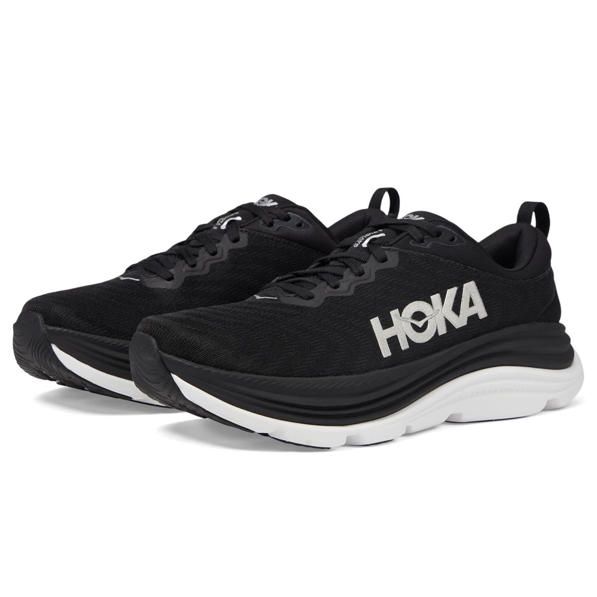 Man`s Sneakers Athletic Shoes Hoka Gaviota 5 Black/White