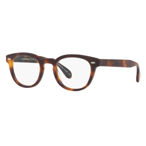 Oliver Peoples Eyeglasses Sheldrake OV 5036 1552 47-22 Matte Dark Mahogany Frame