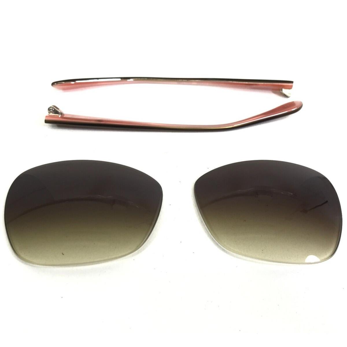 Oliver Peoples Llsa Otpi Pink Brown Sunglasses Lenses and Arms Only For Parts