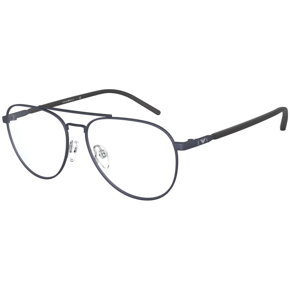 Emporio Armani Rx EA1101-3092 Eyeglasses Matte Blue 54 mm