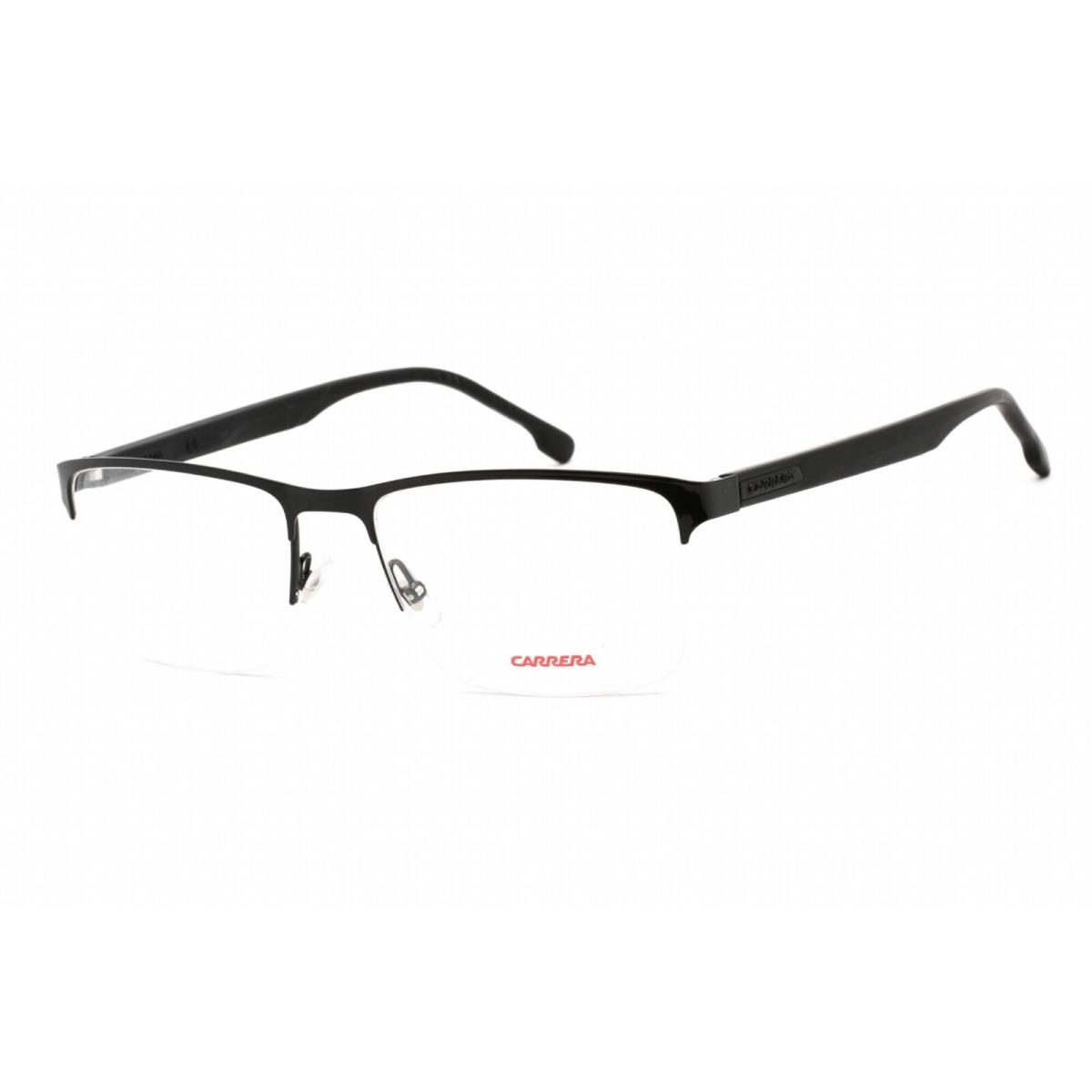 Carrera Unisex Eyeglasses Black Metal Rectangular Frame Carrera 8870 0807 00