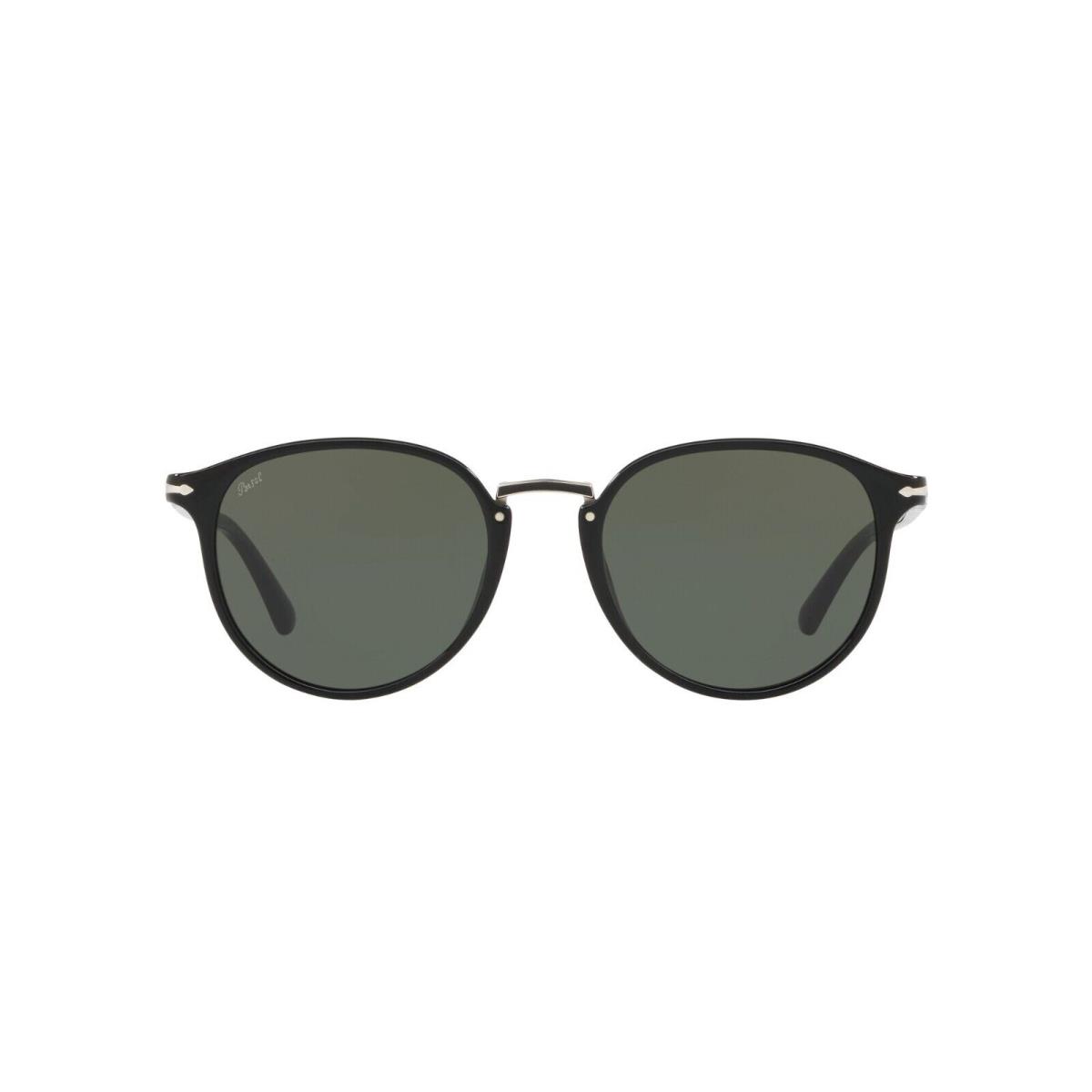 Persol Typewriter Evolution PO 3210S Black/grey Green 95/31 Sunglasses