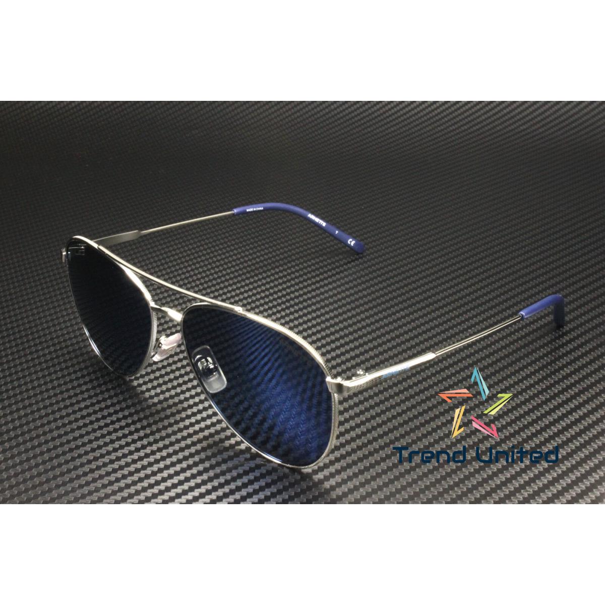 Arnette AN3085 736 55 Silver Blue Mirror Blue 58 mm Men`s Sunglasses