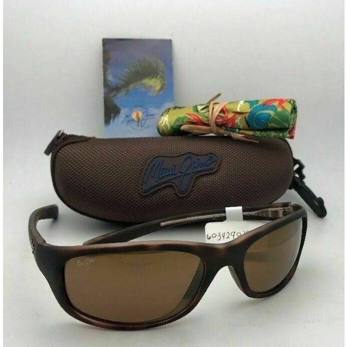 Polarized Maui Jim Sunglasses Kipahulu MJ 279-10MR Tortoise Rubber w/ Hcl Bronze