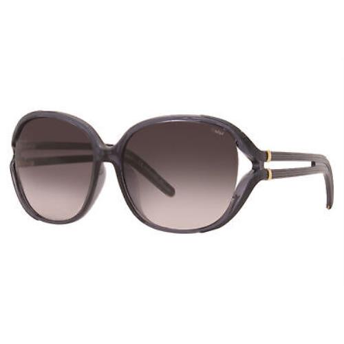 Chloe CE695SA 035 Sunglasses Women`s Grey/grey Gradient Lens Fashion Square 61mm