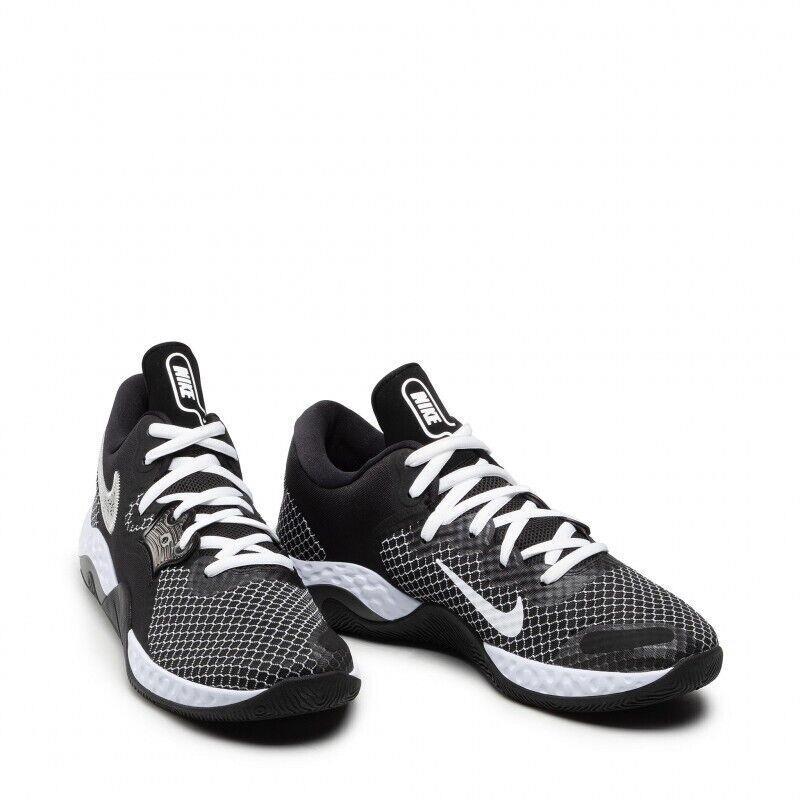 Nike Renew Elevate 2 CW3406-004 Men`s Black White Basketball Shoes CG140 - Black & White