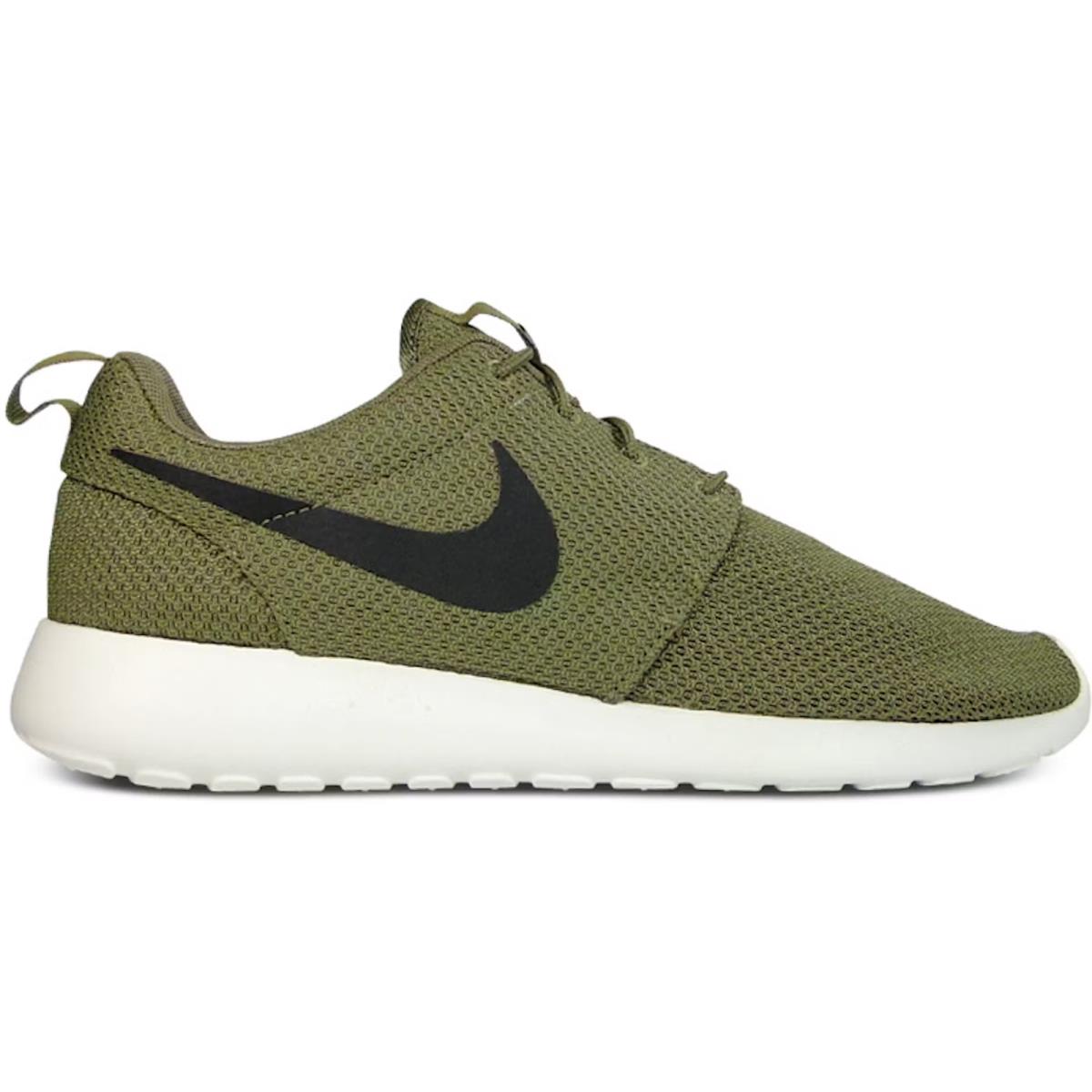 Nike Roshe Run 511881-201 Men`s Green White Running Sneaker Shoes CG197 - Green & White