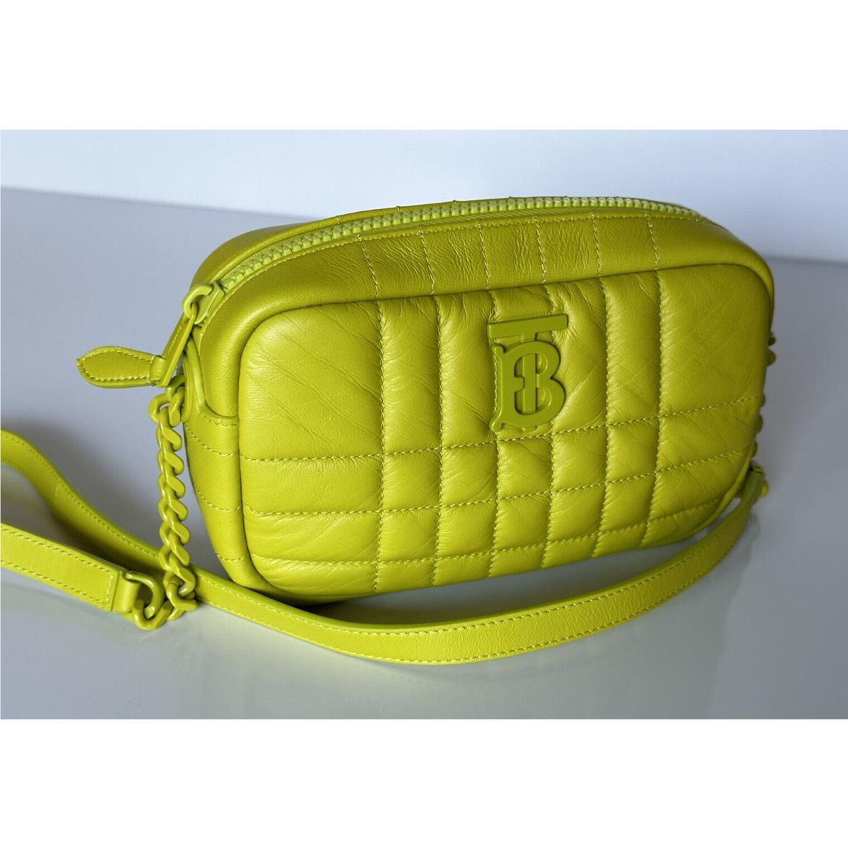 Burberry Lola TB Leather Vivid Lime Small Shoulder Bag 8052246 Italy