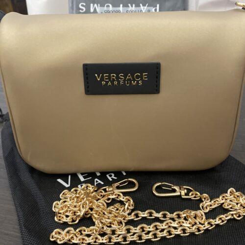 Versace Fragrance Gold Clutch Shoulder Crossbody Handbag