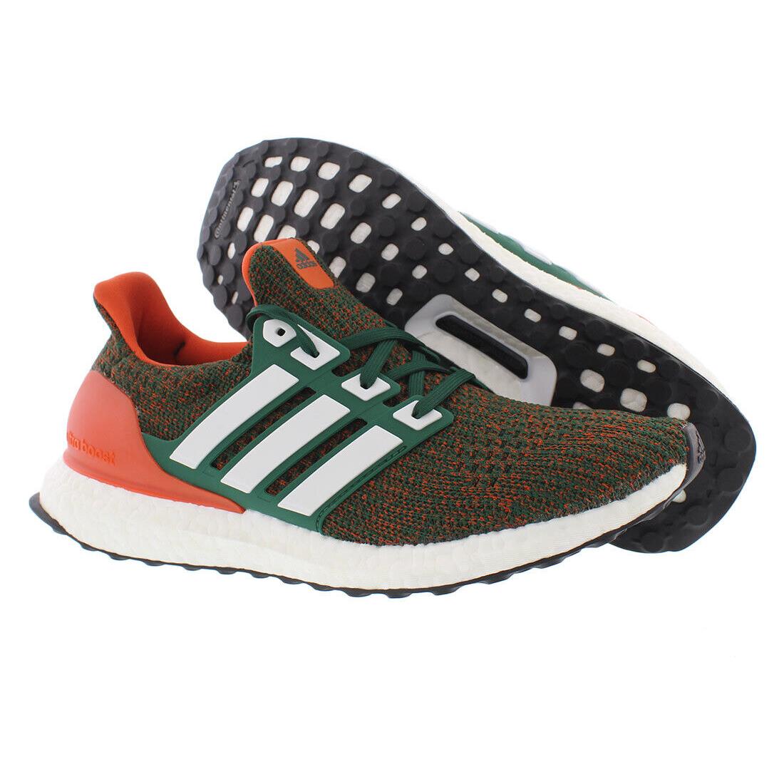 Adidas Pureboost Reigning Mens Shoes Size 7.5 Color: Green/orange - Green, Main: Green