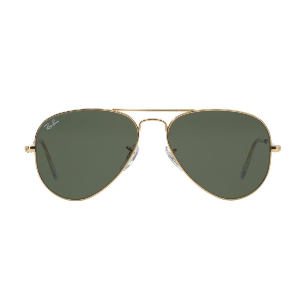 Ray-ban Aviator Large Metal RB 3025 Gold/G-15 Classic Green W3234 Sunglasses