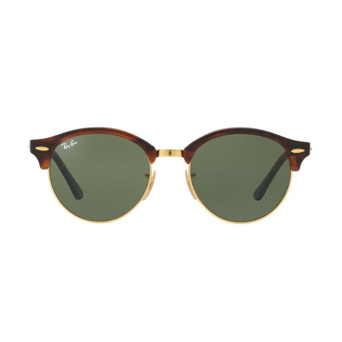 Ray-ban Clubround RB 4246 Dark Havana/G-15 Classic Green 990 Sunglasses - Frame: Dark Havana, Lens: G-15 Classic Green