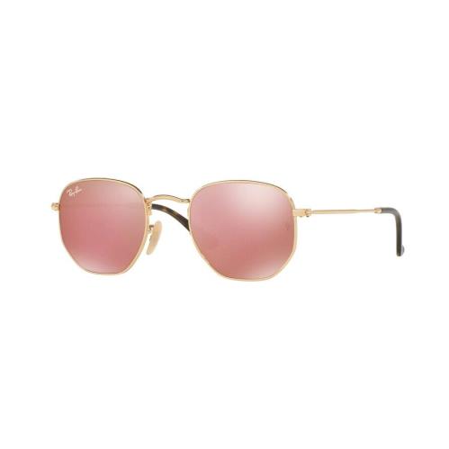 Ray-ban Hexagonal Metal RB 3548N Gold/copper Flash 001/Z2 D Sunglasses