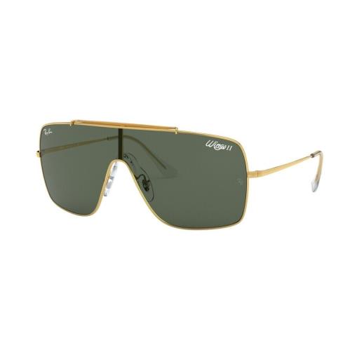 Ray-ban Wings II RB 3697 Gold/dark Green 9050/71 Sunglasses