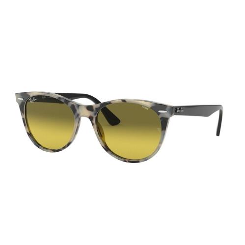 Ray-ban RB 2185 Beige Havana/green Yellow Shaded Photochromic Sunglasses