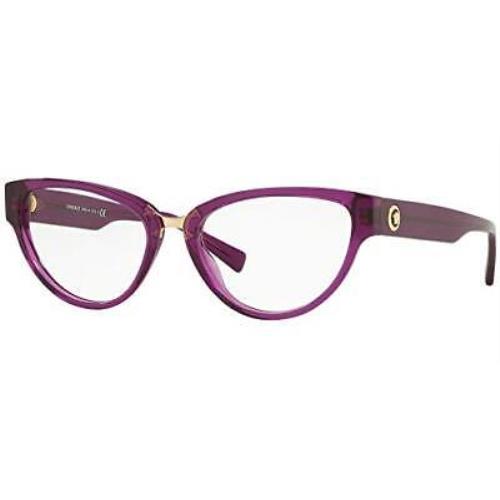 Ray-ban Versace Rx Eyeglasses VE3267-5291 Purple w/ Demo Lens 51mm