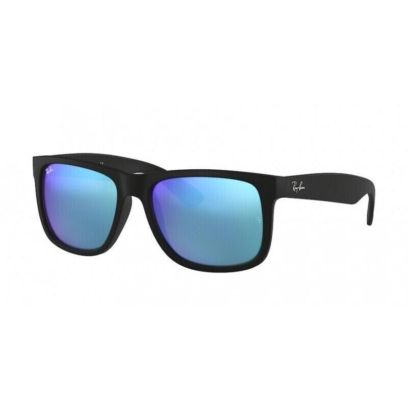 Ray-ban Sunglasses RB4165F Justin 622/55 Black Blue - Frame: Black, Lens: Blue