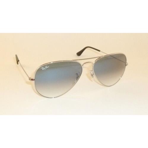 Ray-Ban sunglasses  - Silver Frame, Gradient Blue Lens 1