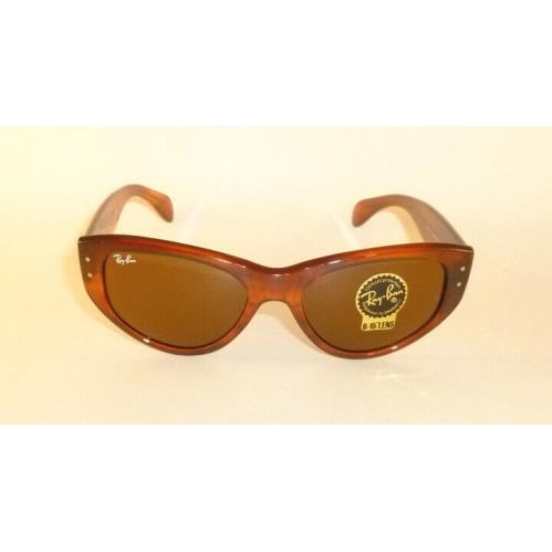 Ray-Ban sunglasses  - Striped Havana Frame, B-15 Brown Lens 0