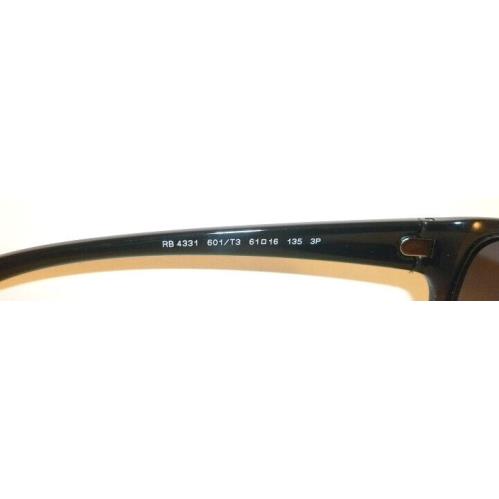 Ray-Ban sunglasses  - Black Frame, Polarized Gradient Grey Lens 4