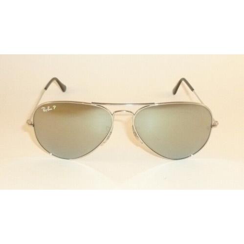 Ray-Ban sunglasses  - Silver Frame, Polarized Silver Mirror Lens 0