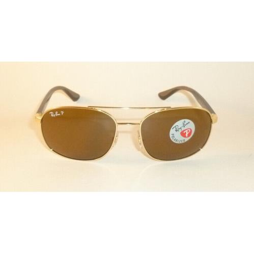 Ray-Ban sunglasses  - Gold Frame, Polarized Brown Lens 0