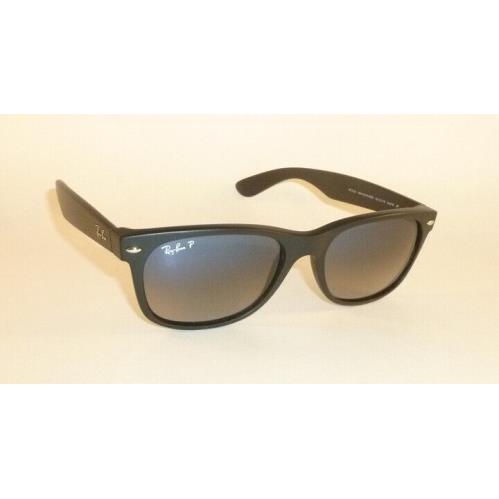 Ray-Ban sunglasses  - Matte Black Frame, Polarized Blue/Grey Gradient Lens 2