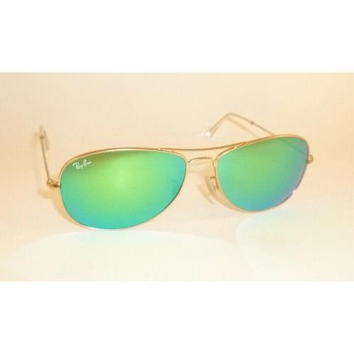 Ray-Ban sunglasses  - Matte Gold Frame, Green Mirror ( Flash Lenses ) Lens 1