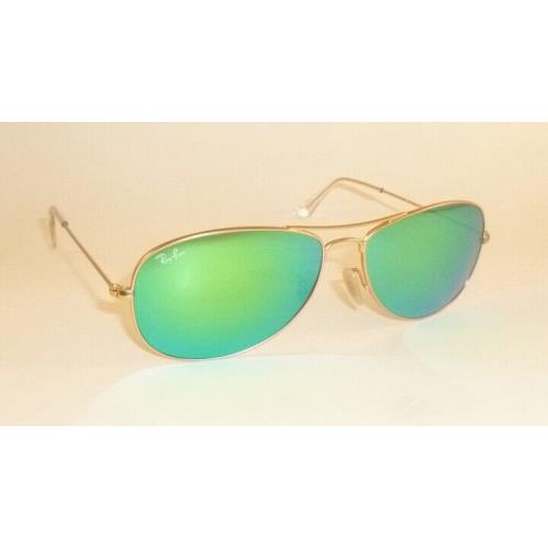 Ray-Ban sunglasses  - Matte Gold Frame, Green Mirror ( Flash Lenses ) Lens 2
