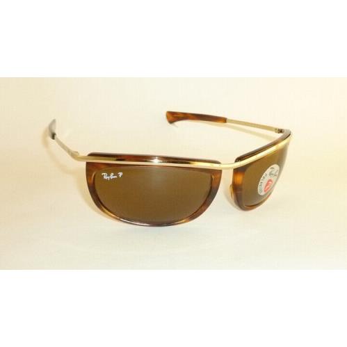 Ray-Ban sunglasses  - Striped Havana & Gold Frame, Polarized Brown Lens 2