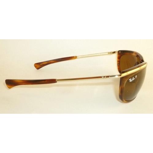 Ray-Ban sunglasses  - Striped Havana & Gold Frame, Polarized Brown Lens 3
