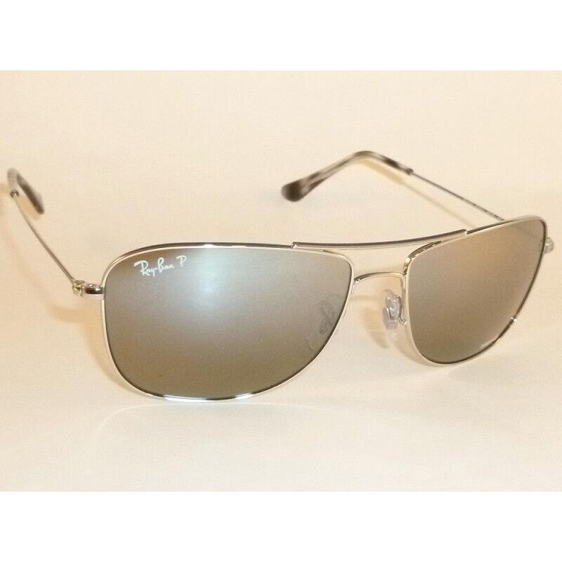 Ray Ban Chromance Sunglasses Silver RB 3543 003/5J Polarized Silver Mirror