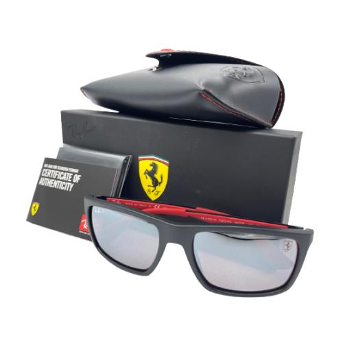 Ray-ban RB4228M Polarized Scuderia Ferrari Collection Sunglasses Men