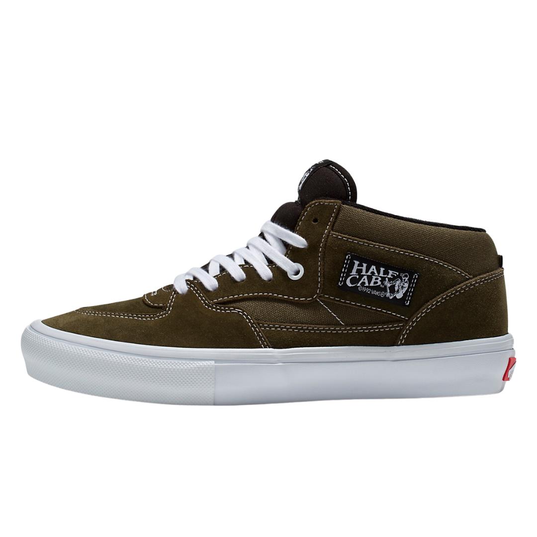 Size 8.0 Vans Skate Half Cab Dark Olive Skate Shoes