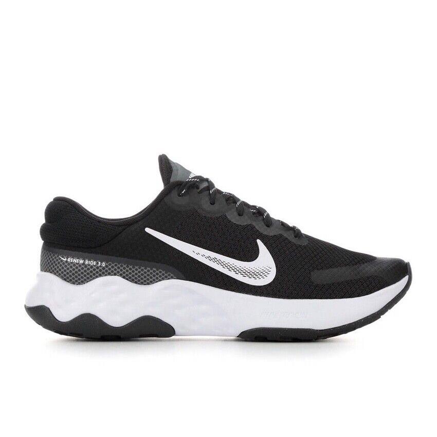 Nike Womens`s Renew Ride 3 Running Shoes Choose Your Size - Black