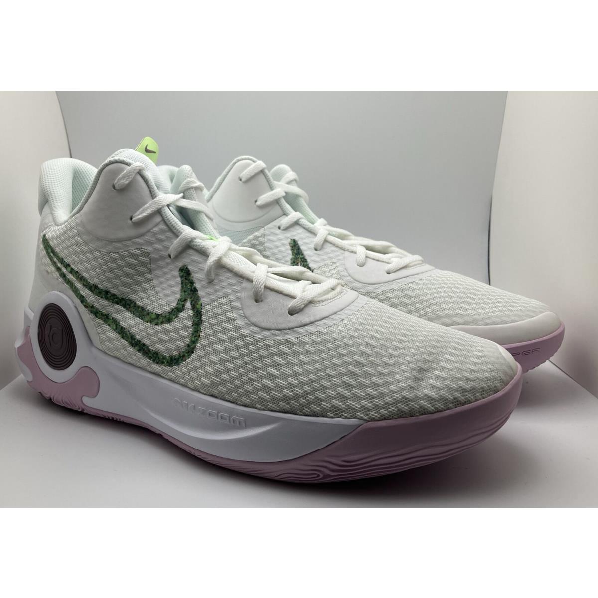 Nike Men`s KD Trey 5 IX White Basketball Shoes DJ6921-100 Size 13 B3 - White