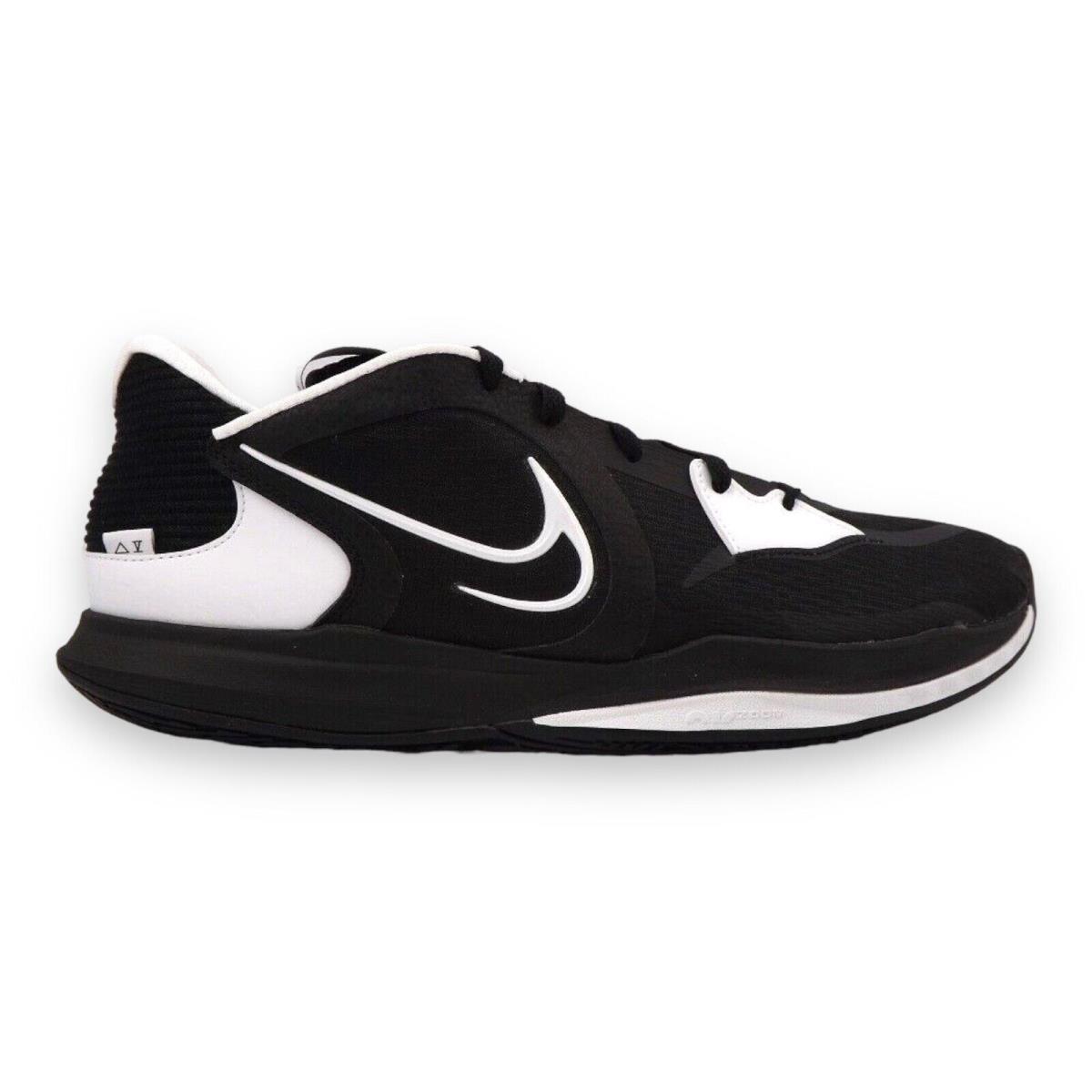 Nike Kyrie Low 5 TB Black White Sneakers Shoes DX6651-002 Men`s 12 - White