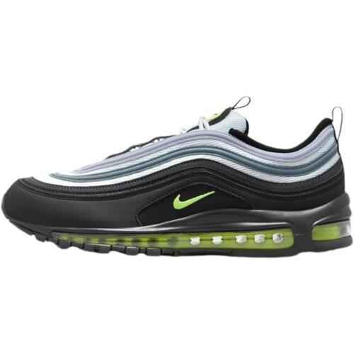 Nike Air Max 97 Black/neon Green 95 Running Shoes Men`s Size 8 - Black