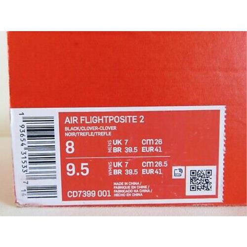 Nike shoes Air Flightposite - Black 3