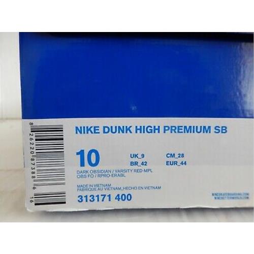 Nike shoes Dunk High - Blue 3