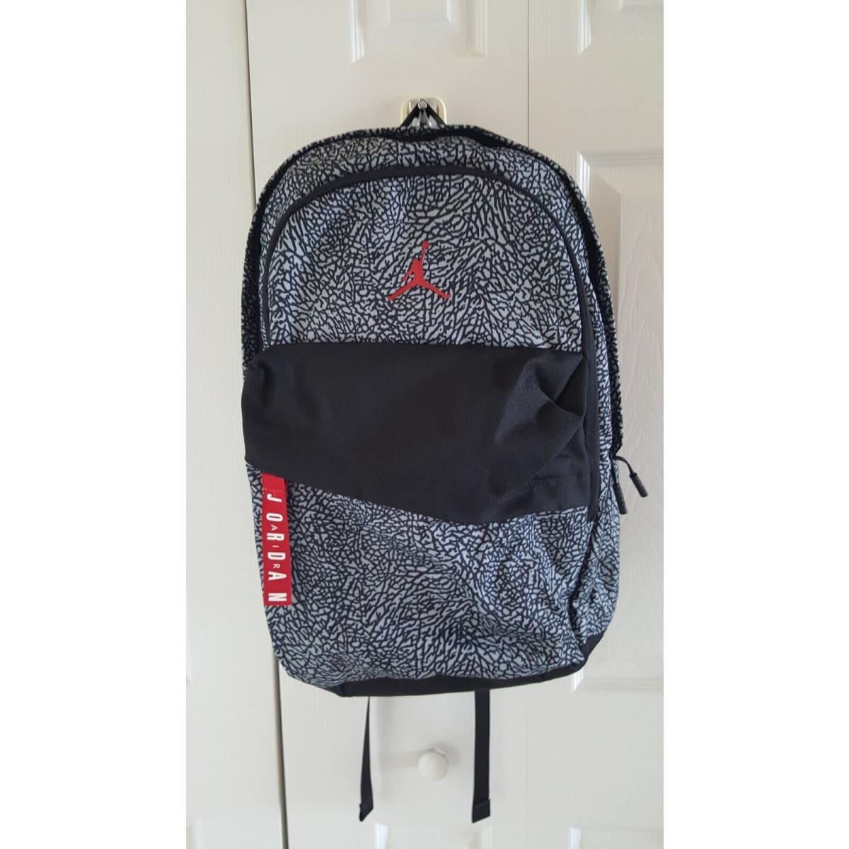 Nike Jordan Patrol Backpack Cement Print Elephant Print 9A0172 G3A Large