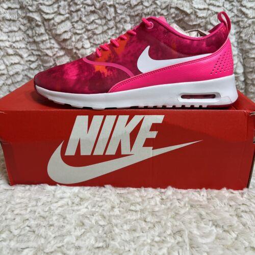 2014 Women s Shoe Size 8.5 - Nike Air Max Thea Print Pink Pow/white W/box
