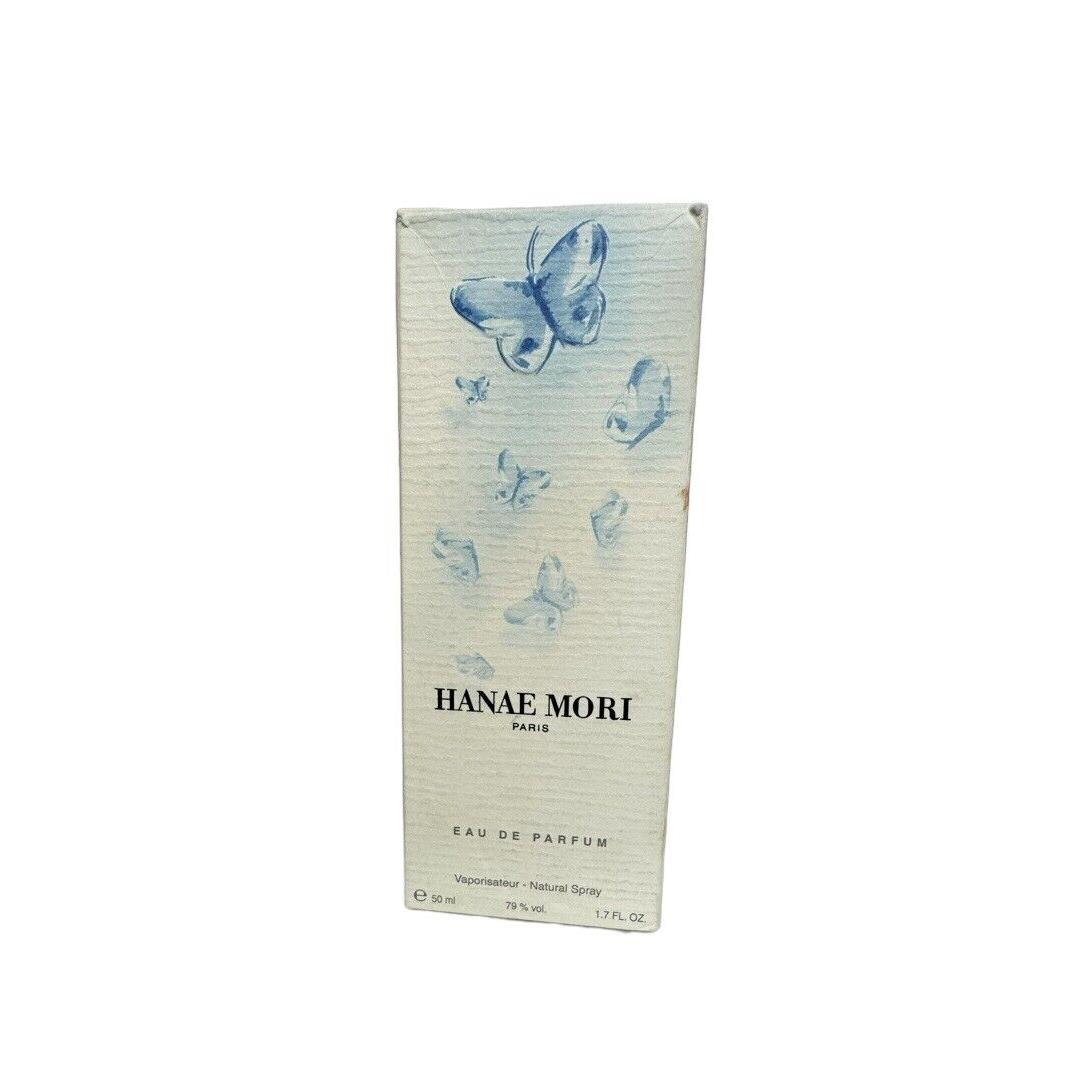 Hanae Mori Blue Butterfly Perfume 1.7 oz 50ml Eau de Parfum Spray No Cello