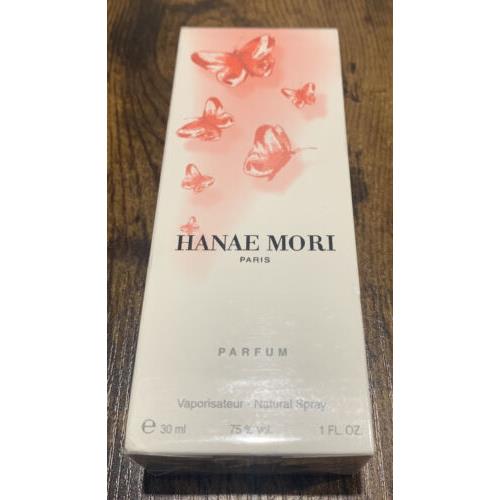 Hanae Mori Paris 1 oz Parfum Spray Red Butterfly