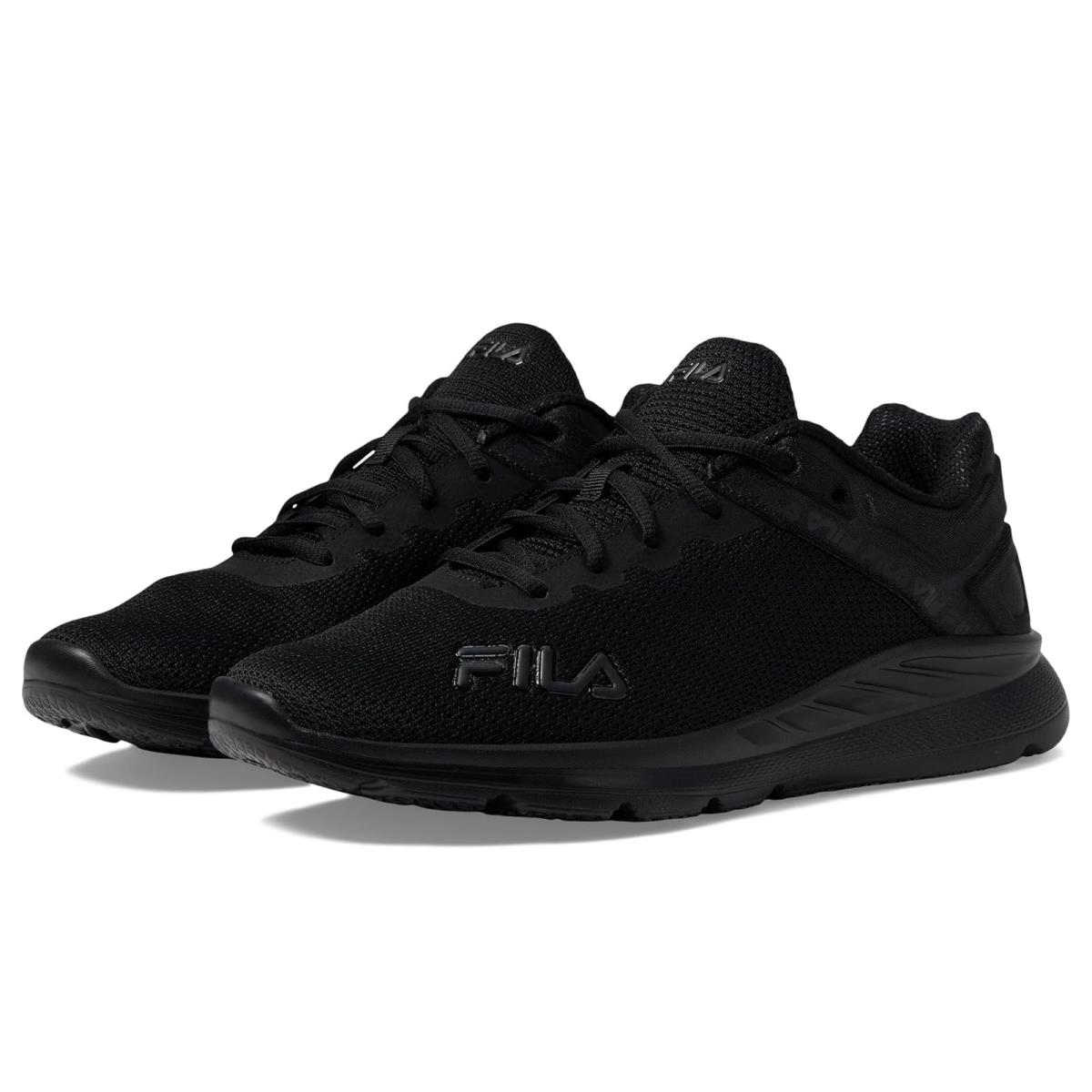 Man`s Sneakers Athletic Shoes Fila Lightsp Black/Black/Black