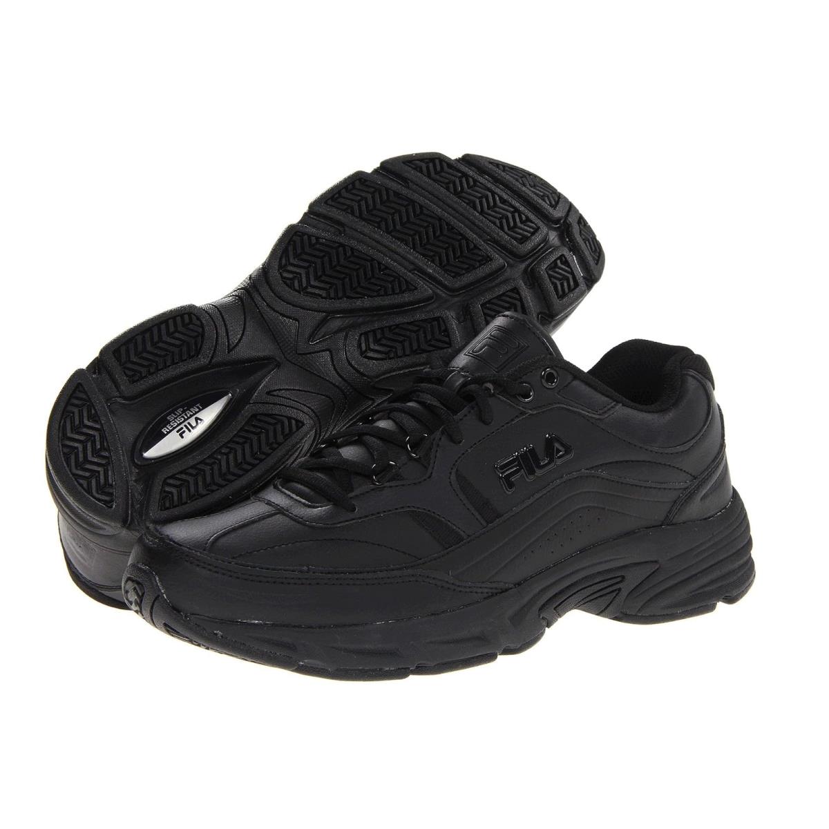 Man`s Sneakers Athletic Shoes Fila Memory Workshift Black/Black/Black